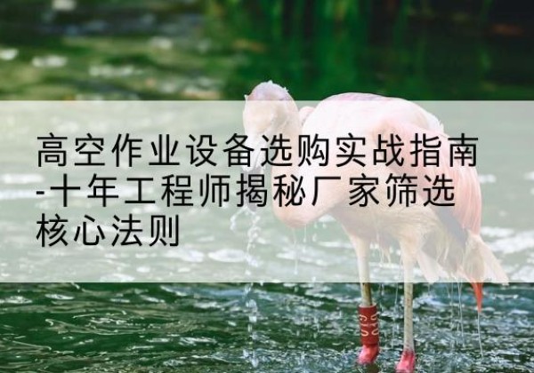 保康剪叉式升降机厂家-高空作业设备选购实战指南-十年工程师揭秘厂家筛选核心法则